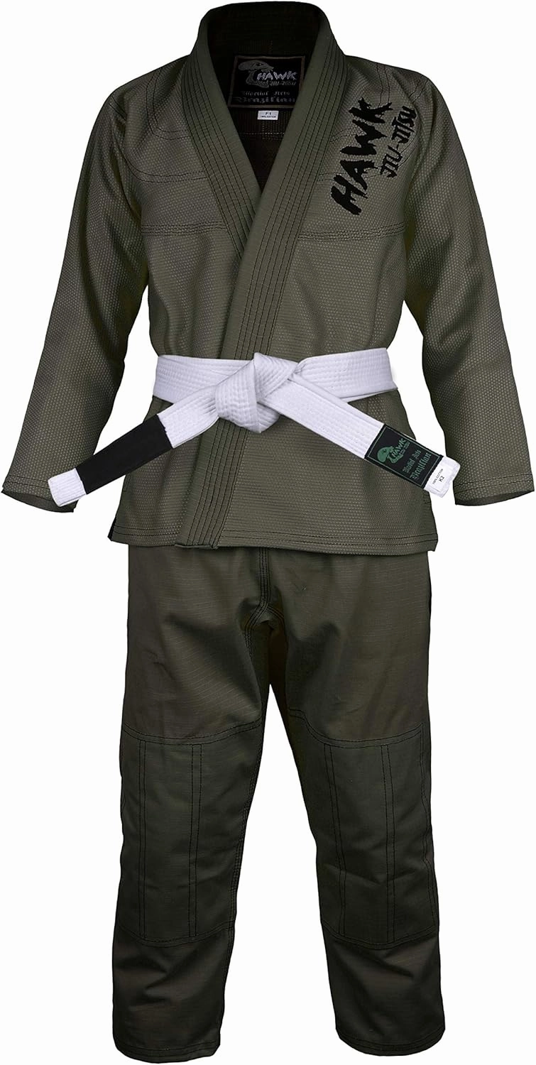 Hawk Sports Brazilian Jiu Jitsu Gi for Kids, Ultra-Light Extra Tough Premium Fabric Kids BJJ Gi