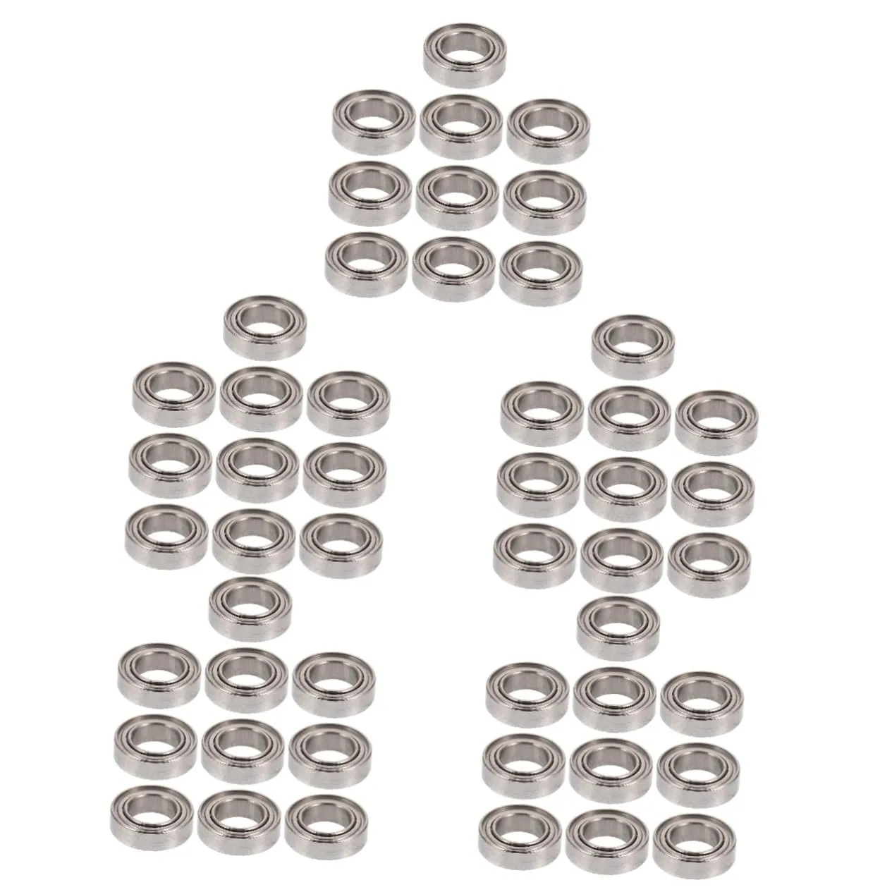 HEALLILY 50 Pcs 144001 Bearing Remote Control Toys Auto Car Accessories Rc Car Bearing Accesories Roller Bearing Premium Bearing Metal Bearing Steel Remote Control Car Modification Supplies