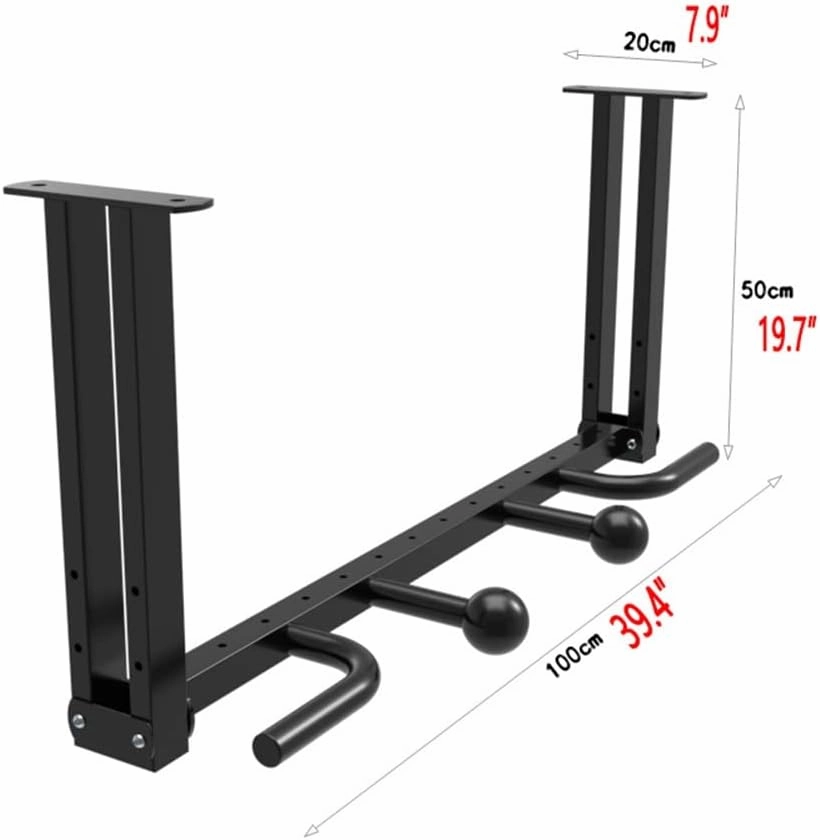 Heavy Duty Wall Mounted Pull Up Bar - Ceiling Beam Adjustable Gym Horizontal Bar - Maximum Load 300kg - Perfect for Home Workouts