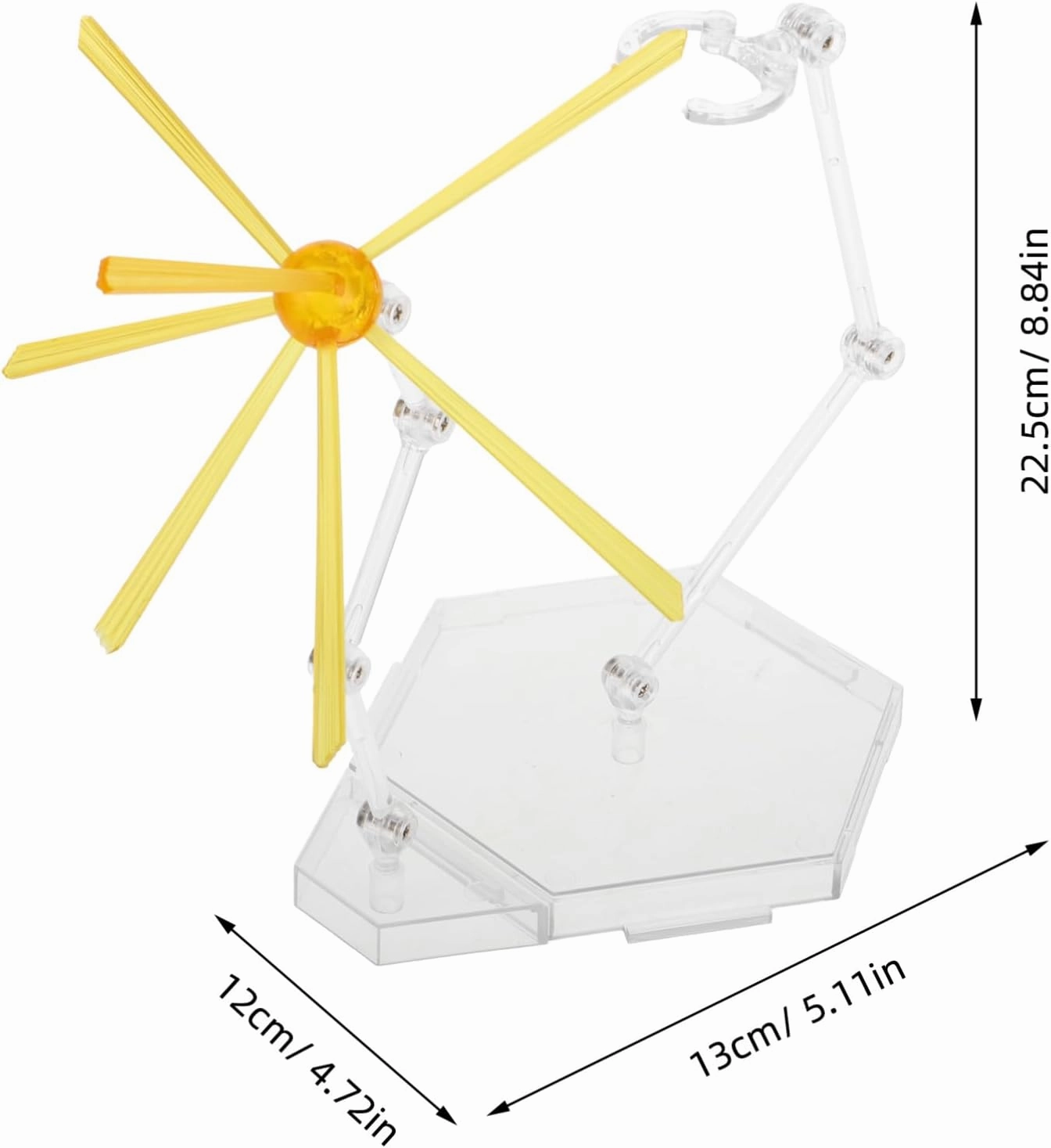 Hemoton 1set Action Figure Display Stand for Model Figures Adjustable Holder for Dolls and Collectibles Precision Engineered for Organized Showcase