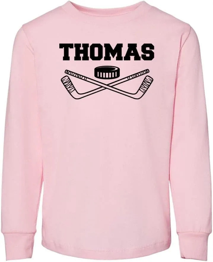 Hockey Thomas Toddler Kids Long Sleeve T-Shirt