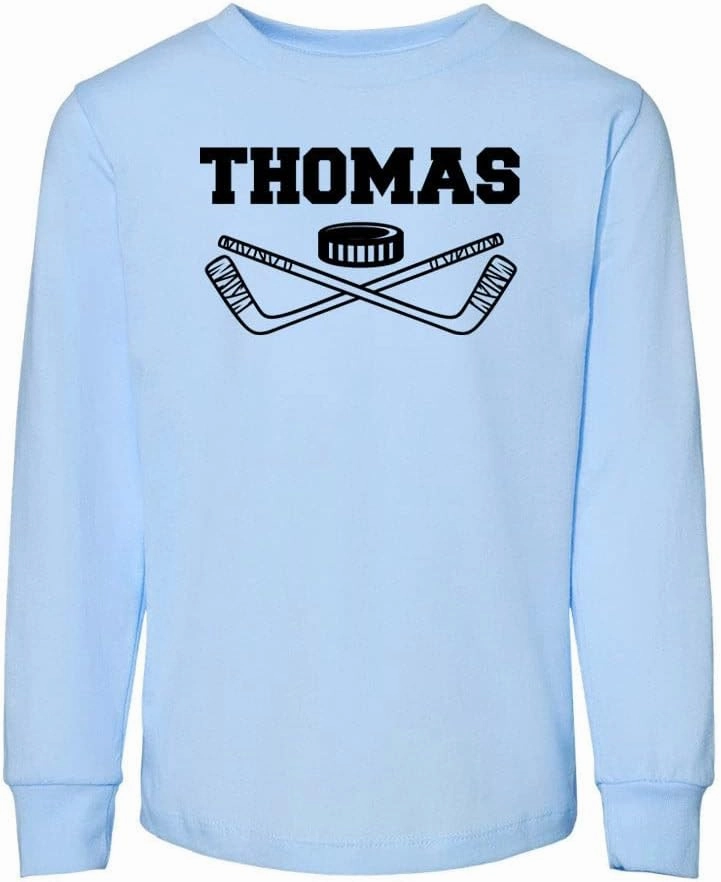 Hockey Thomas Toddler Kids Long Sleeve T-Shirt