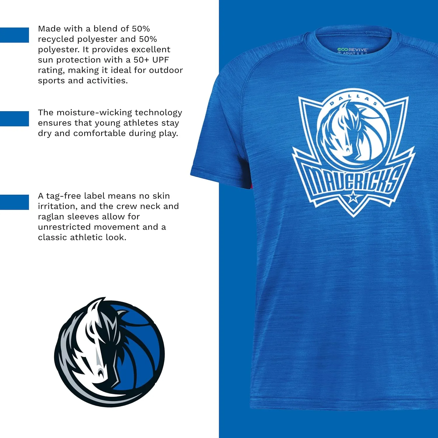 Holloway Boys NBA Pro Tee-Youth Basketball T-Shirt, Team Fan Gear, Comfortable and Durable, Perfect for Game Days