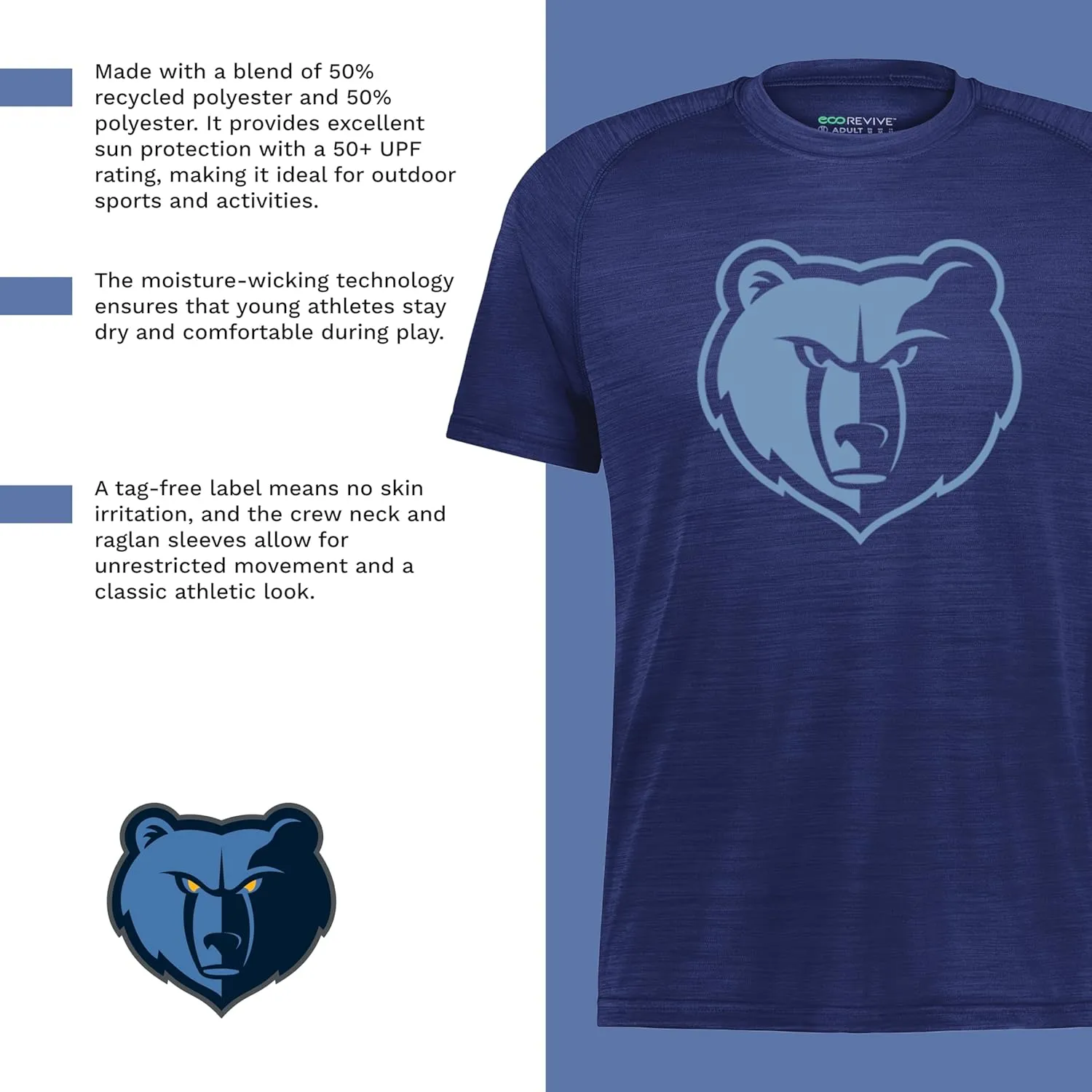 Holloway Boys NBA Pro Tee-Youth Basketball T-Shirt, Team Fan Gear, Comfortable and Durable, Perfect for Game Days