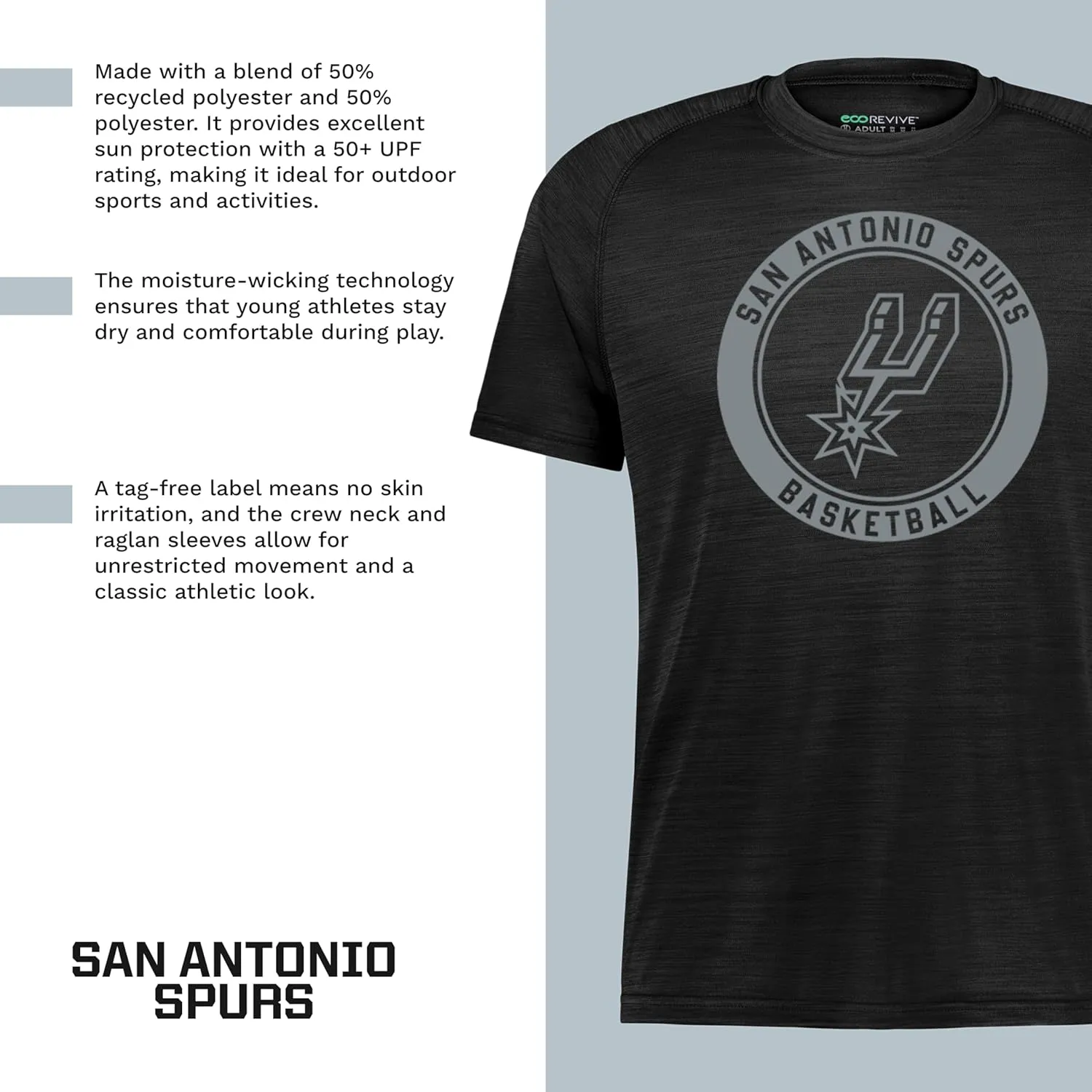 Holloway Boys NBA Pro Tee-Youth Basketball T-Shirt, Team Fan Gear, Comfortable and Durable, Perfect for Game Days