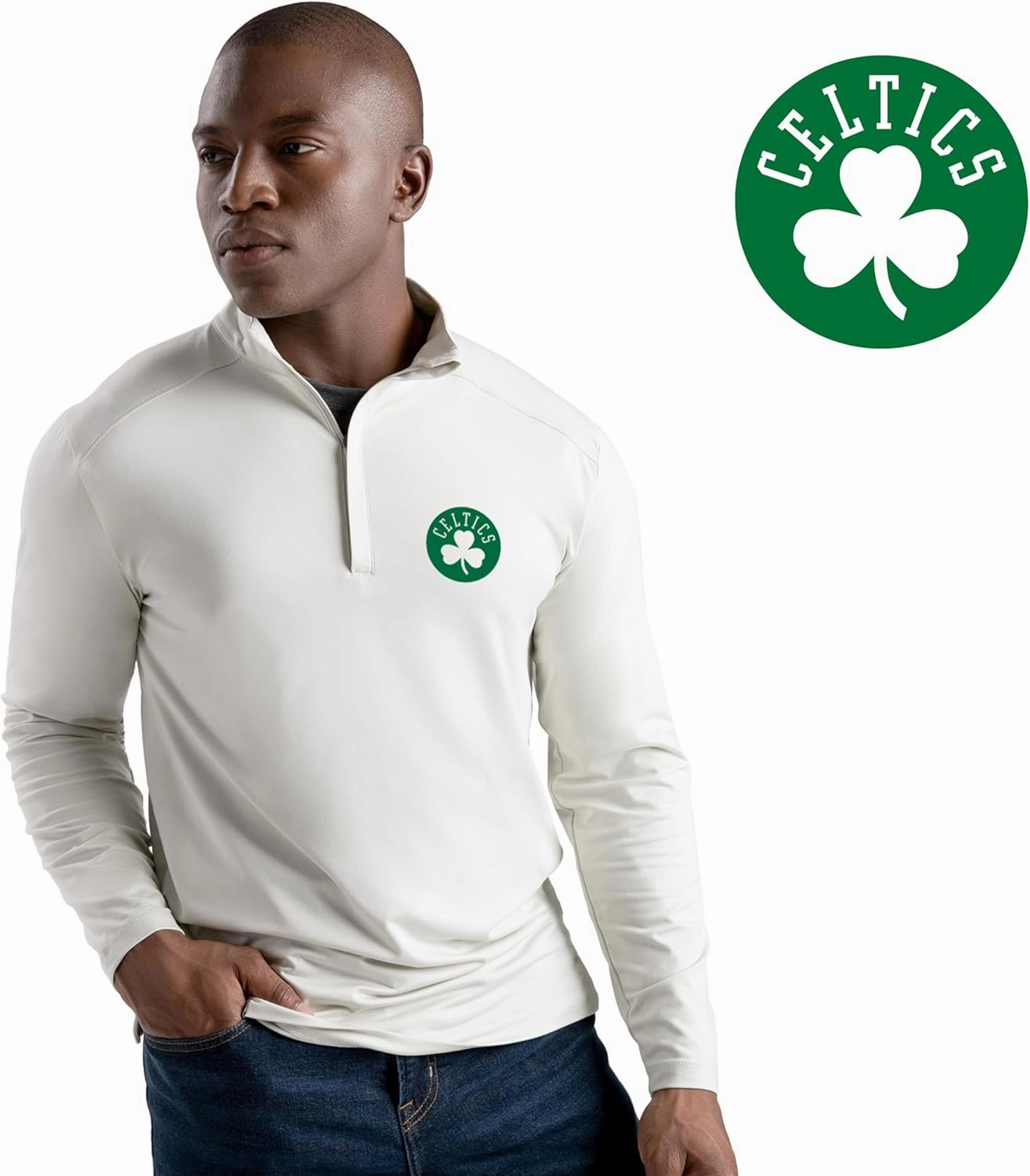 Holloway NBA 1/4 Zip Pullover| Stylish NBA Team Gear | Perfect for Training, Casual and Game Day
