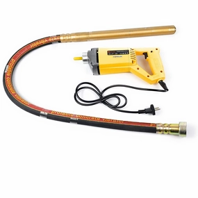 Homdum Concrete Vibrator Machine Electrical MAF 780w 4000 RPM with Vibratory Needle Shaft Easy to Operate and Portable (35 mm X 1.5 mm, Yellow)