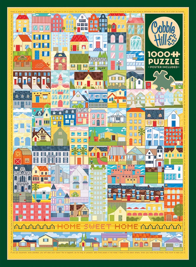 Home Sweet Home, 1000pc Puzzle, Compact