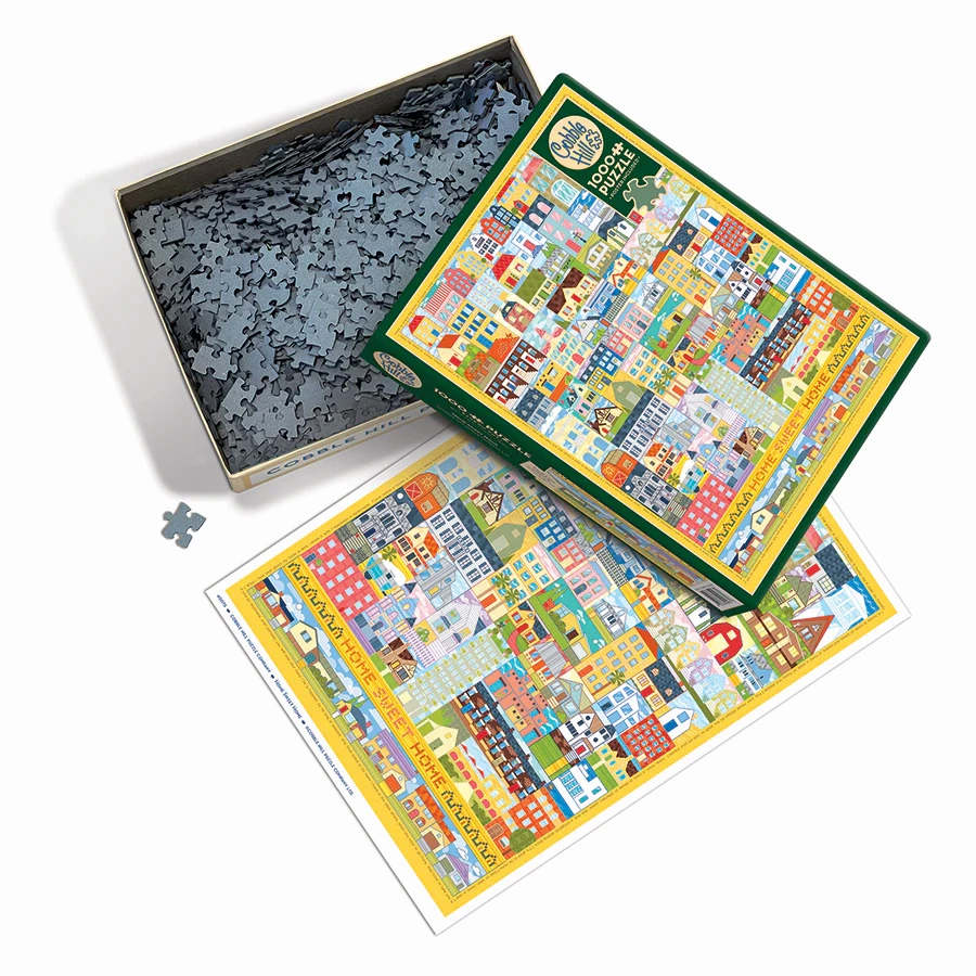Home Sweet Home, 1000pc Puzzle, Compact