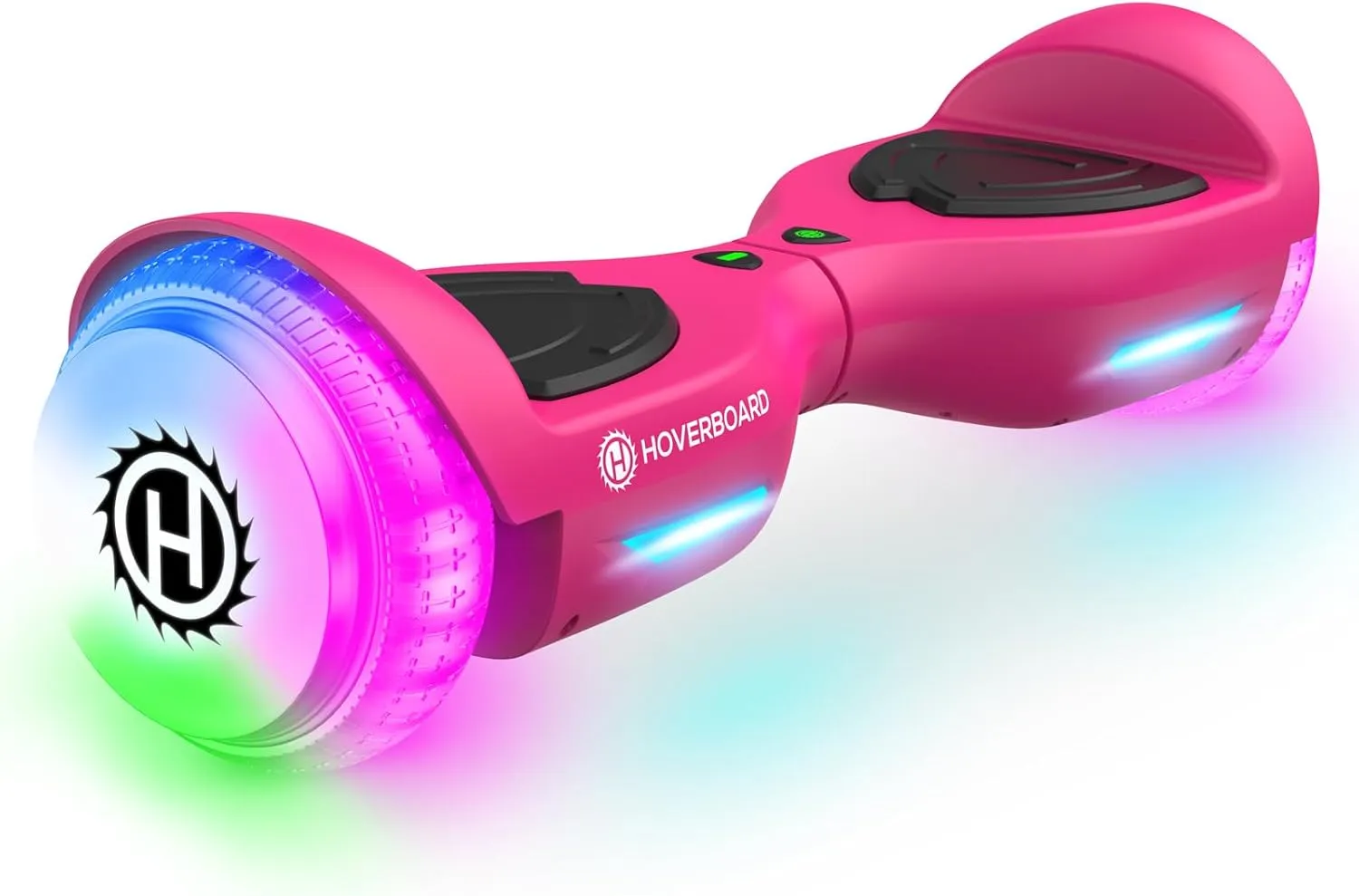 Hoverboard with Music Speaker, 6.5" LED Wheels Lights Self Balancing Scooter, Max 5/6 Miles Range & 6.2mph Powered by Dual 200W/250W Motor, UL2272 Certified, Hover Board Present for Kids