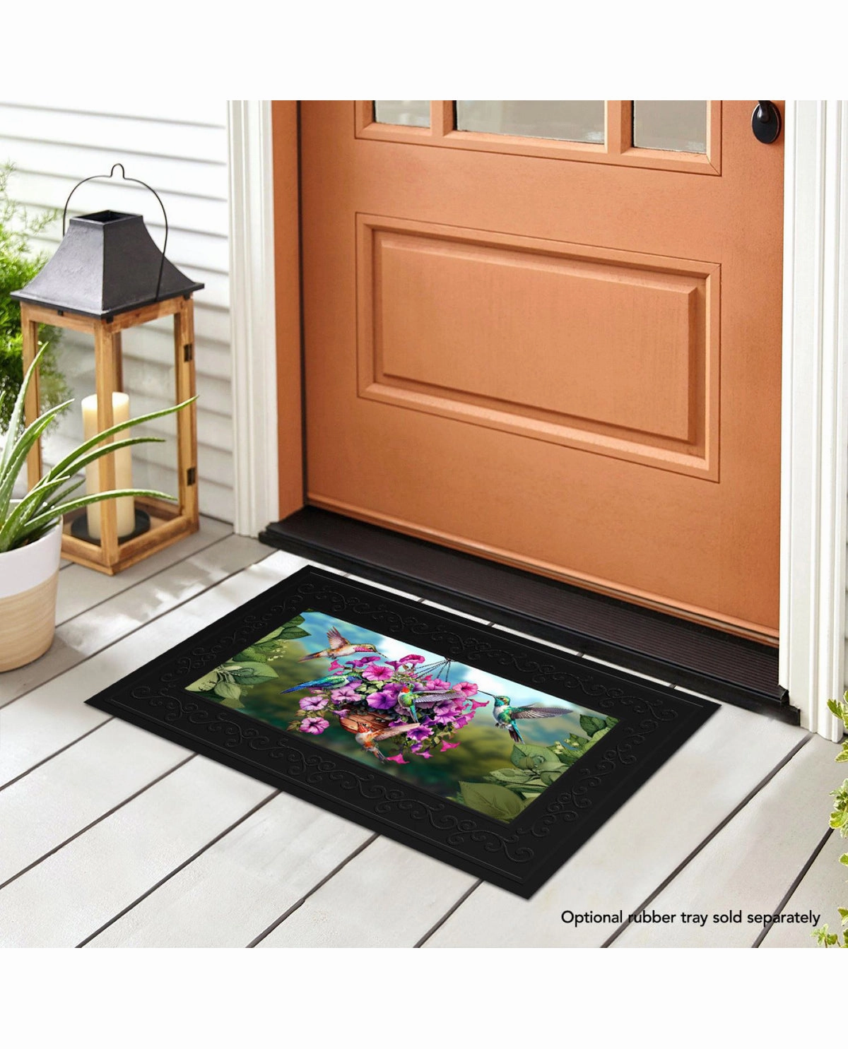 Hummingbirds & Petunias Mini Mat