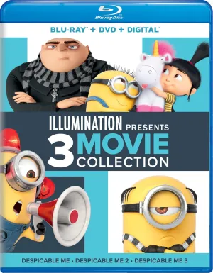 Illumination Presents: 3-Movie Collection (Despicable Me / Despicable Me 2 / Despicable Me 3) (Blu-ray   DVD   Digital)