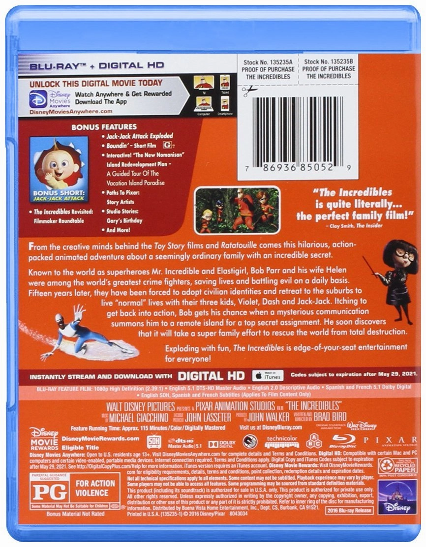 INCREDIBLES, THE
