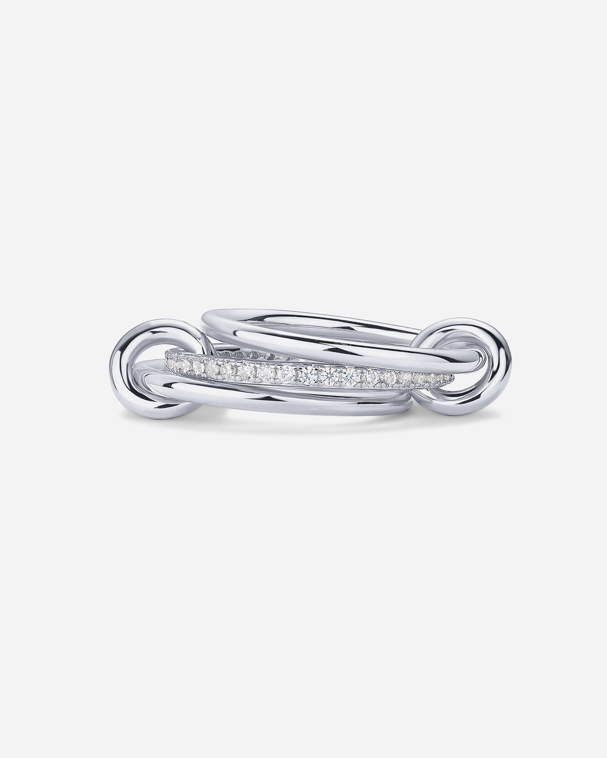 Interlocked Stack-and-Shine Ring