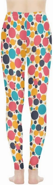Irisjudy Women Full Length Leggings, Ethnic Geometric High Waist Stretchy Workout Tights, Ladybug Comfy Yoga Pants Plus Size