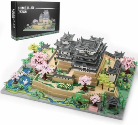Japan Himeji Castle Micro Building Block Model 10080 PCS for Adults Architecture Landmarks Collectible Toy Present Model Kit