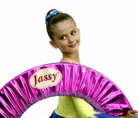 Jassy Rhythmic Gymnastics Hoop Holder Cover - Color: Metallic Fuchsia