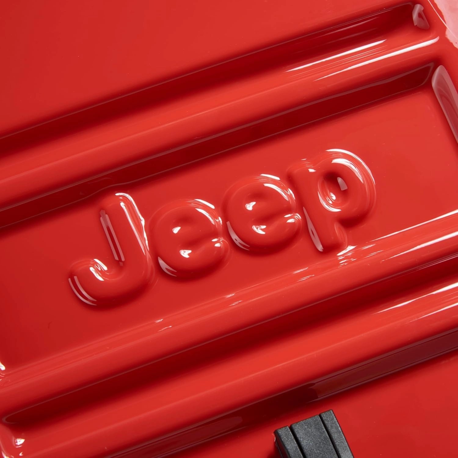 Jeep JH003B Hardside Expandable Luggage with Two Wheels, Tomato, 2 Piece Set 21/30 Inch