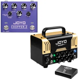 JOYO R-18 Modern Metal Amp Simulation All-in-one Pedal and Tweedy Amplifier Tube Head 20 Watt Preamp 2 Channel Hybrid