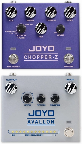 JOYO R-18 Amp Simulation Pedal and R-19 Compressor Effect Pedal Precise Compression