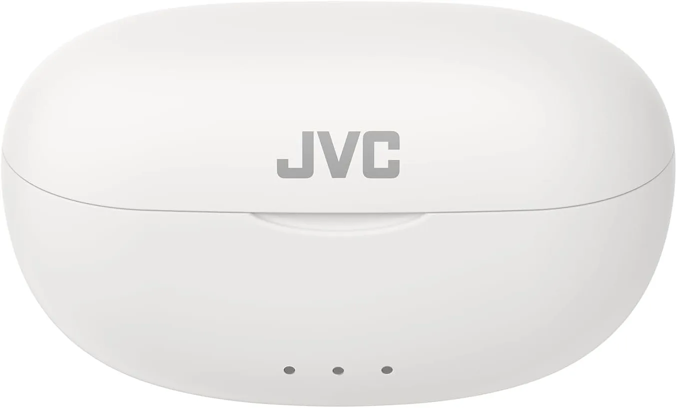 JVC Gumy True Wireless Earbuds, Bluetooth 5.3, Charging Case, 24-Hour Playback, IPX4 Water Resistant, Comfortable Secure Fit with XS/S/M/L Earpieces, Built-in Mic for Calls, iPhone/Android/PC - HAA7T2