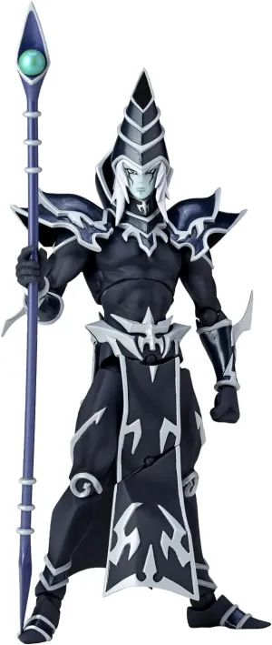 Kaiyodo Japan Official Yu-Gi-Oh! Movie: The Dark Side of Dimensions Revoltech Dark Magician Complete Scale Action Character Model Figure Revo Vulcanlog Wizard Magic Staff 010 Union Creative