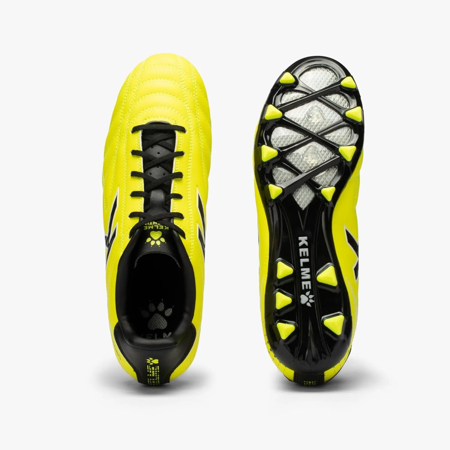 KELME K-Fighting AG Soccer Cleats, Microfibre Leather, Mens Womens Unisex Outdoor Soccer Shoes, Artificial Grass Football, Youth