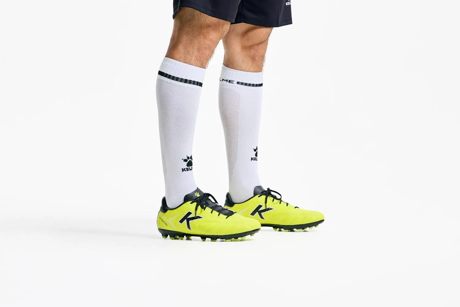KELME K-Fighting AG Soccer Cleats, Microfibre Leather, Mens Womens Unisex Outdoor Soccer Shoes, Artificial Grass Football, Youth