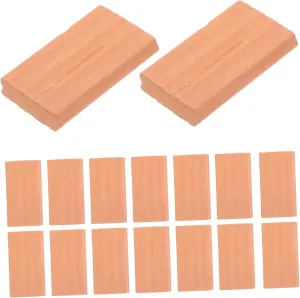 KICHOUSE DIY Miniature Bricks Set 50pcs Simulated Mini Bricks for Miniature Garden Landscape and Bonsai Decoration