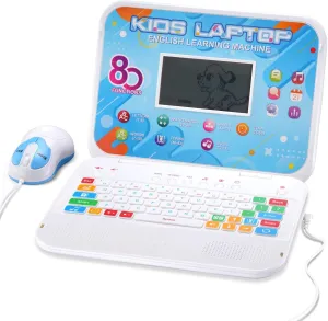 Kids Laptop, 80 Learning Modes to Learn Alphabet, Words, Mathematics, Play Games and Music, Educational Learning Computer for Kids Ages 5 