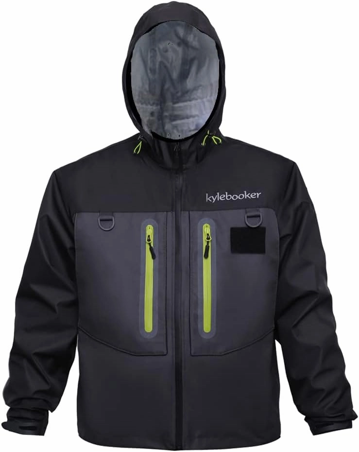 Kylebooker Fly Fishing Wading Jacket Outdoor Activities Waterproof Wader Jackets for Men and Women