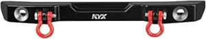 KYX Racing Aluminum Alloy Rear Bumper Upgrades Parts Accessories for 1/24th Scale RC Crawler Car Axial SCX24 JLU AXI00002