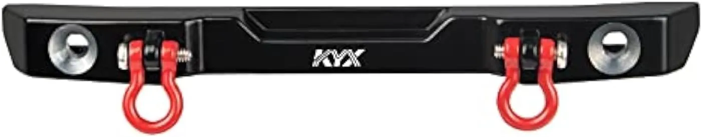 KYX Racing Aluminum Alloy Rear Bumper Upgrades Parts Accessories for 1/24th Scale RC Crawler Car Axial SCX24 JLU AXI00002