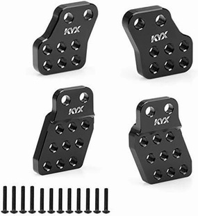 KYX Racing Aluminum Suspension Bracket Shock Absorber Bracket Upgrades Parts Accessories for 1/10 RC Crawler Car Axial Capra Unlimited Trail Buggy UTB