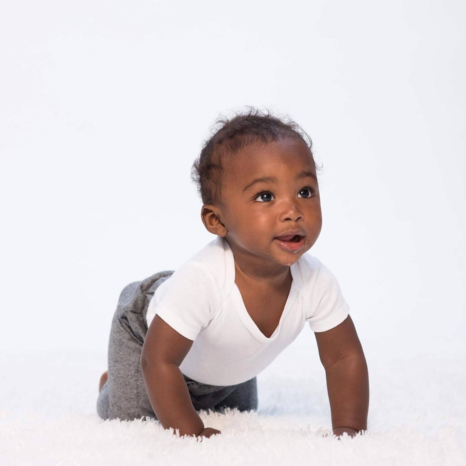 Lamaze baby-boys Unisex Short Sleeve Cotton Bodysuit, Snap Closure