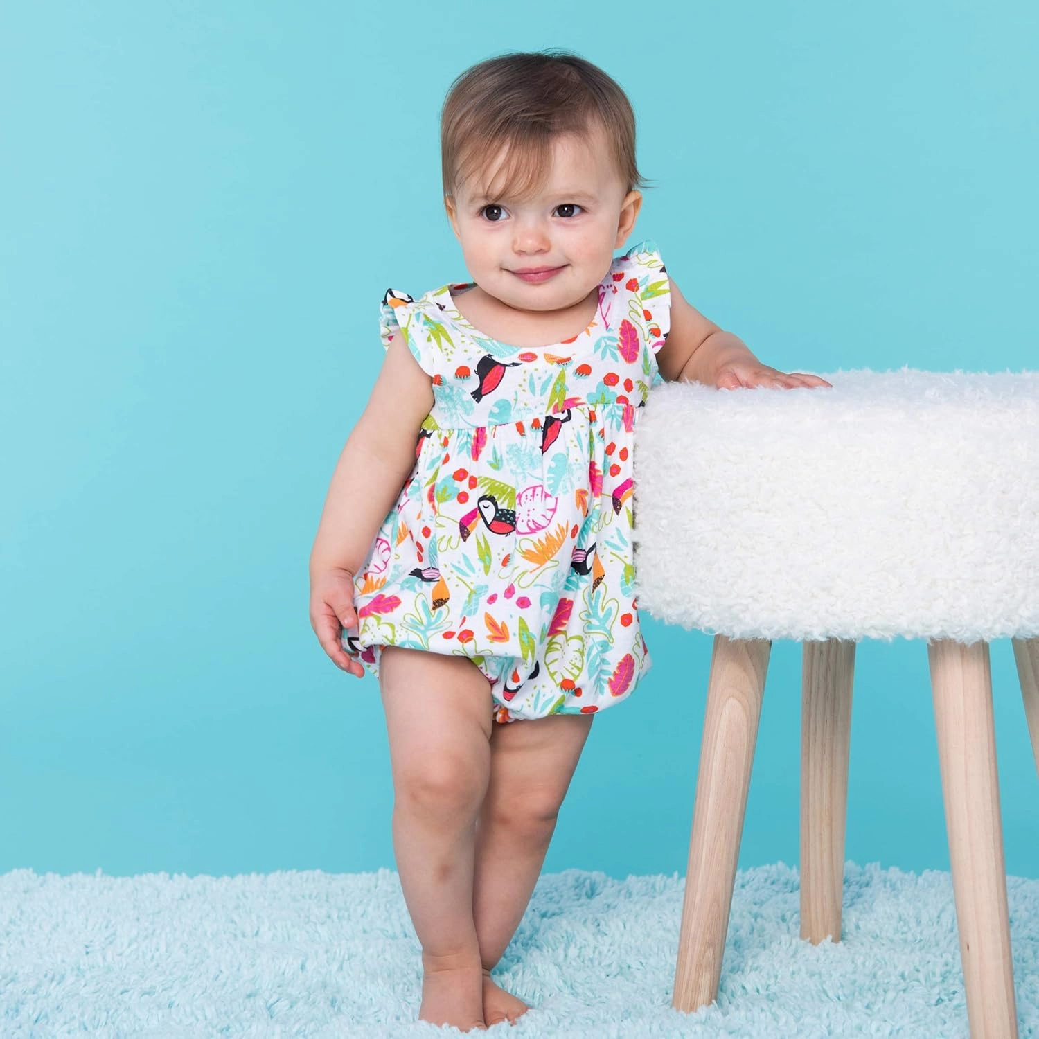 Lamaze baby-girls 2 Pack Rompers
