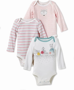 Lamaze baby-girls Long Sleeve Cotton Bodysuit, Snap ClosureShirt