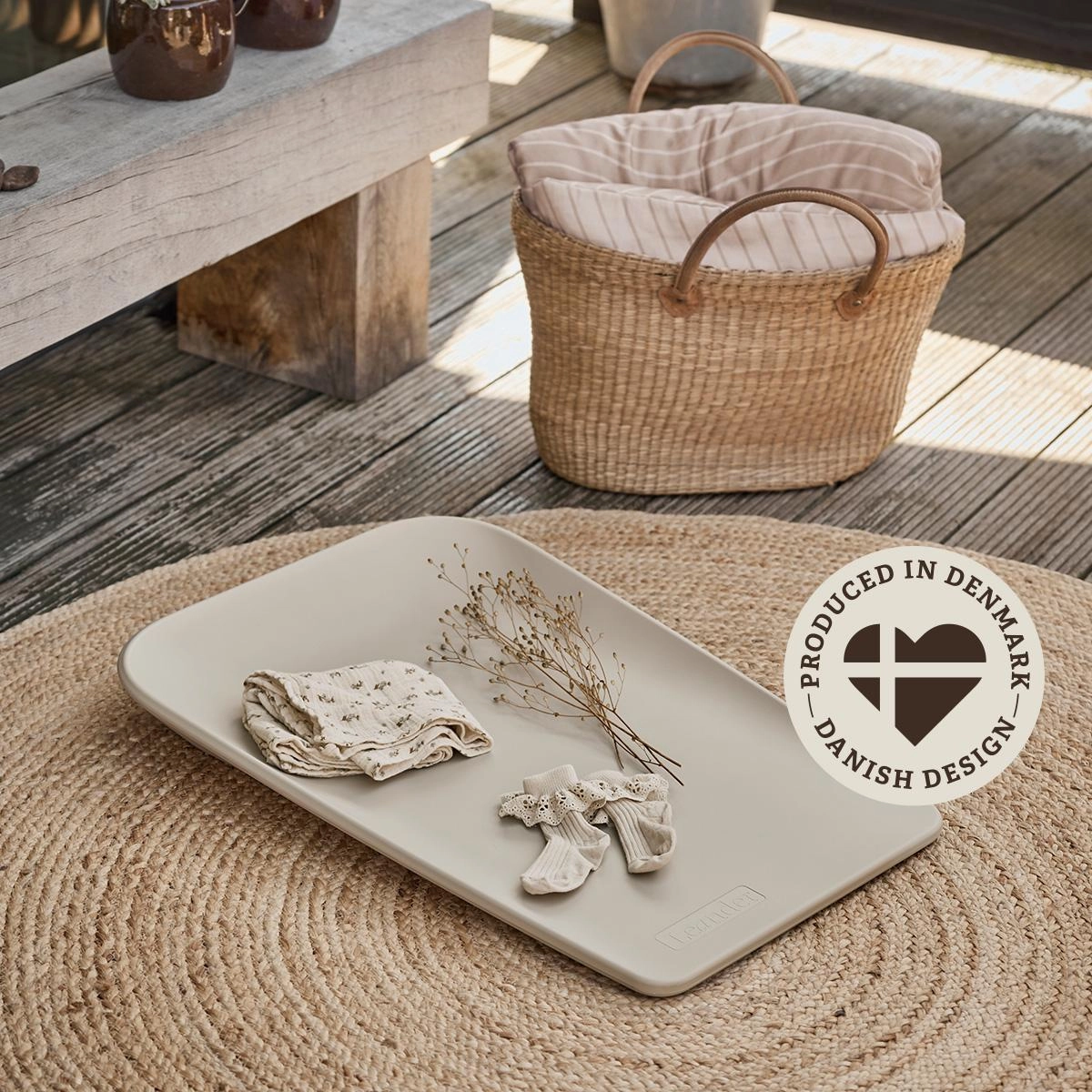 Leander, Matty Changing Mat Mini, Cappucino