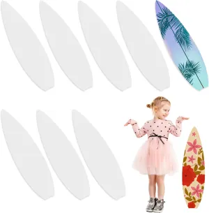 Libima 36 Pcs DIY Paper Surfboards 31 x 8.5 Inch Surfboard Decor Paper Crafts for Kids Summer Beach Surf Party Crafts Classroom Bulletin Board Decorations