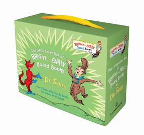 Little Green Boxed Set of Bright and Early Board Books: Fox in Socks; Mr. Brown Can Moo! Can You?; There's a Wocket in My Pocket!; Dr. Seuss's ABC (Bright & Early Board Books) Board book – Abridged, January 8, 2019