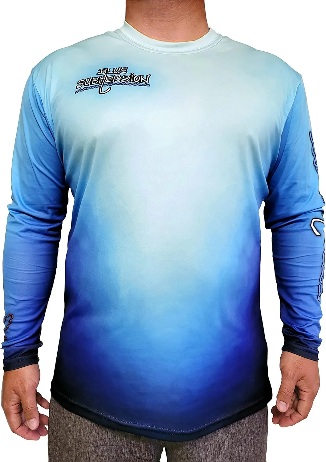 Long Sleeve UV Sun Protection UPF 40  Lightweight Quick Dry Fishing Shirt Outdoors Swimming Made in USA