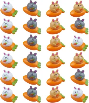 LUOZZY Mini Car Toy Pull Back Car Bunny Carrot Car Toy for Easter Basket Fillers Easter Kids Gifts