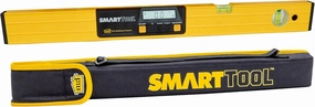 M-D Building Products 92379 SMARTTOOL® 24 Inch Digital Level: Precision Measurement w/LCD Screen, Audible Alerts, Water Resistance, High Visibility, & Heavy-Duty Aluminum Frame - Includes Carry Case
