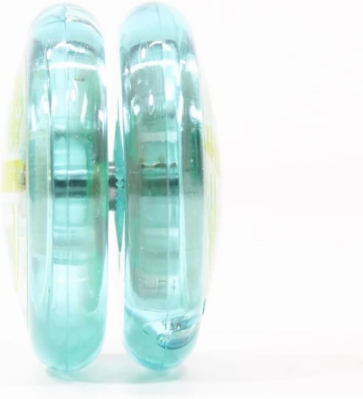 MAGICYOYO D5 YoStar-Light Yo-Yo - Looping LED Light Up YoYo (Translucent Green with Clear Caps)