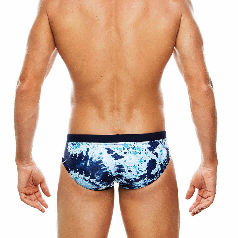 Maldives - Blue - Lo Rise Swim Brief