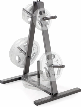 Marcy Standard Weight Plate Tree for 1-Inch Plates for Home Gym, 300 lb. Max. Capacity PT-5733