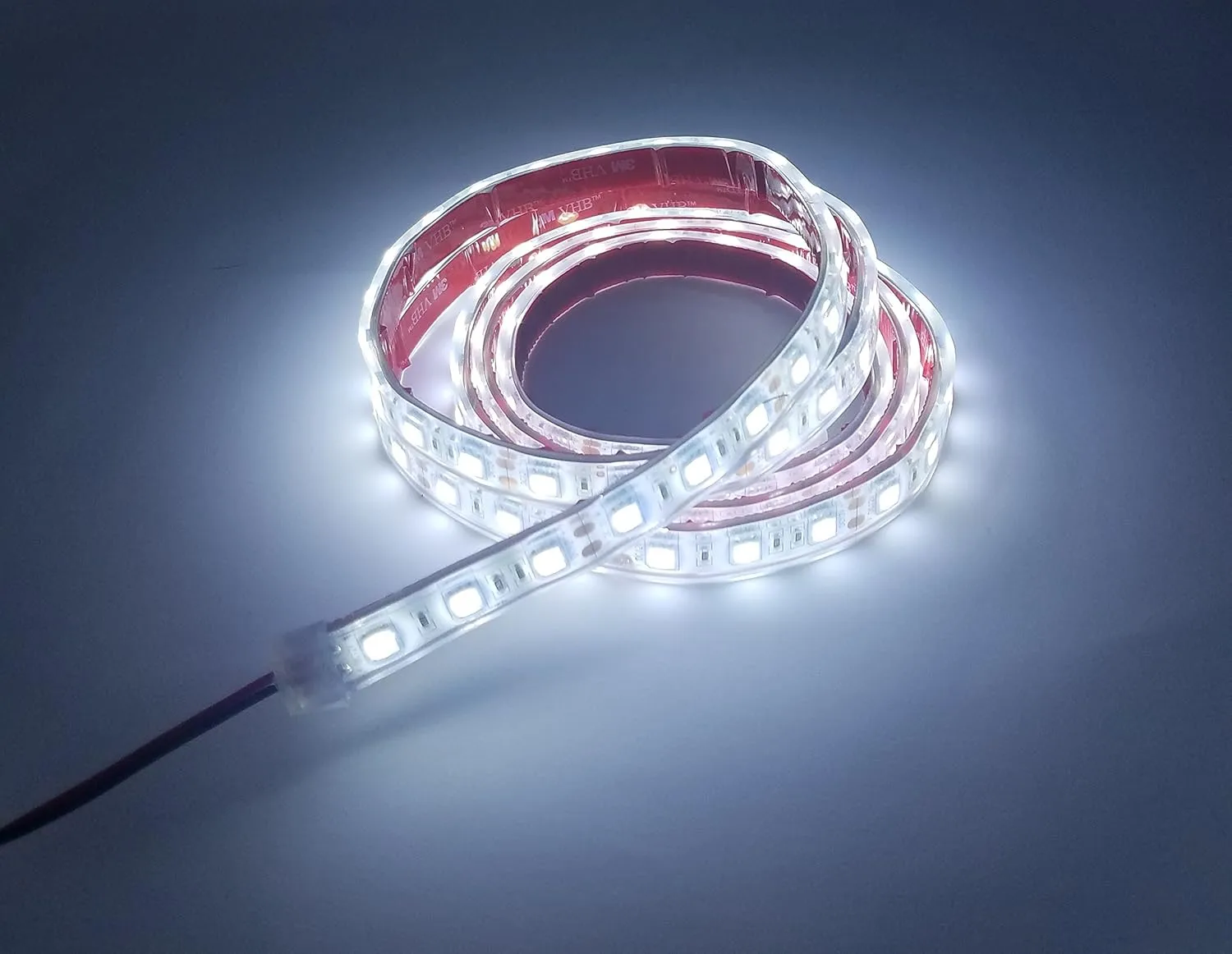 Marine Submersible LED Light Strip 12V 6ft White, LED Rope Lights, Waterproof Led Lights,