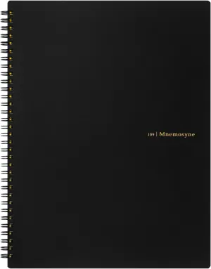 Maruman N109JP Nemosine 20th Anniversary Ring Notebook, Dot Ruled Ruled, A4, Black