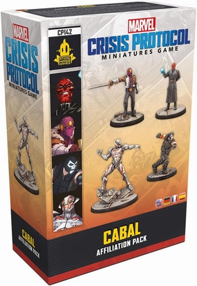 Marvel: Crisis Protocol Cabal AFFILIATION PACK - Assemble Your Villainous Cabal! Tabletop Superhero Game, Ages 14 , 2 Players, 90 Minute Playtime, Made by Atomic Mass Games