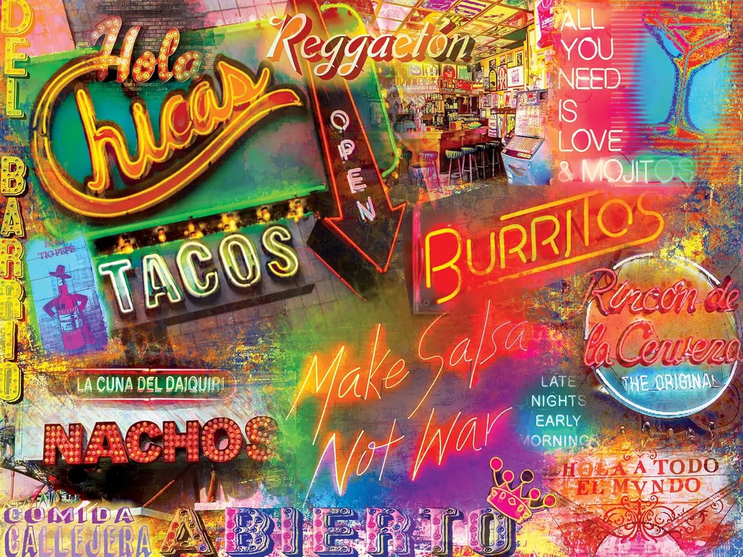 Masterpieces 550 Piece Jigsaw Puzzle for Adults and Family - En El Barrio - 18"x24"